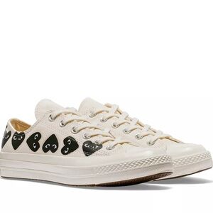 NEW WITH TAGS Converse x PLAY Comme des Garçons Chuck 70 Multi Heart